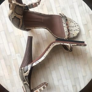 BCBG Maxazaria Snake Skin Platforms